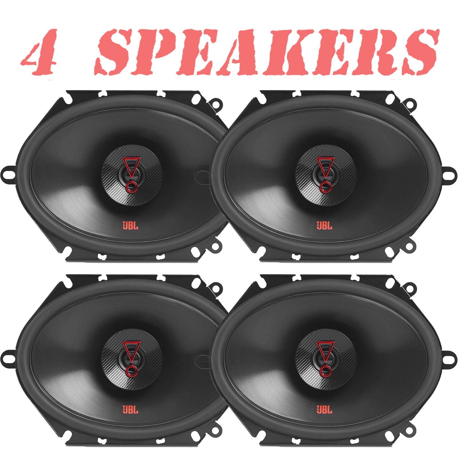JBLStage3 8627 6" x  8" Front & Rear Car Speakers for 1994-2014 Ford Mustang