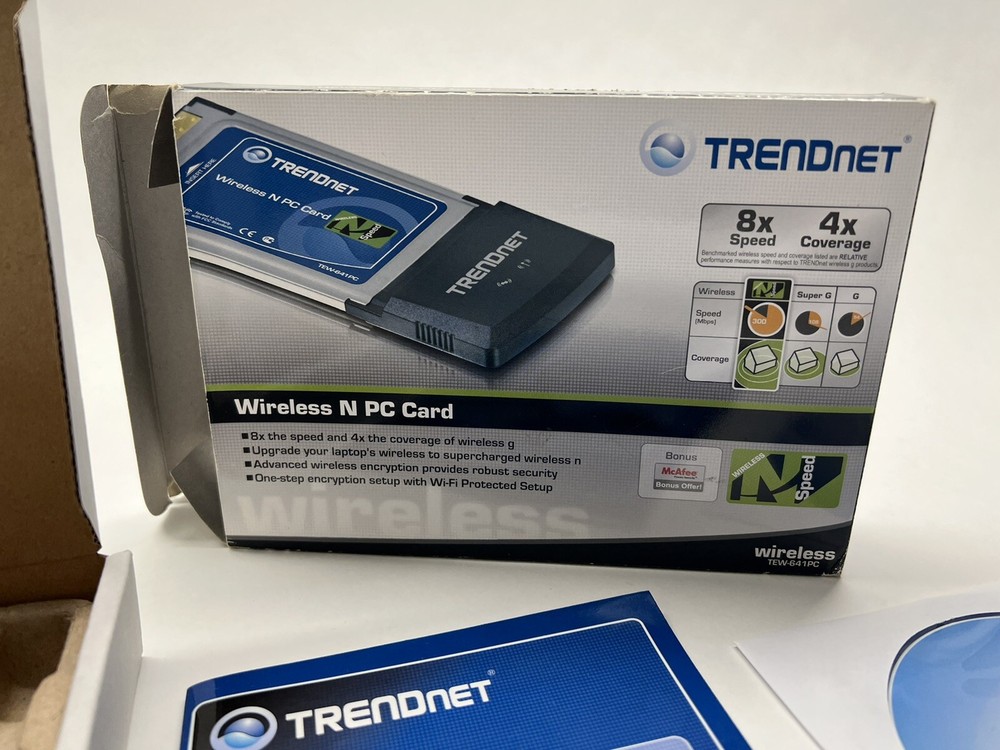TRENDnet 300Mbps Wireless N PC Card TEW-621PC