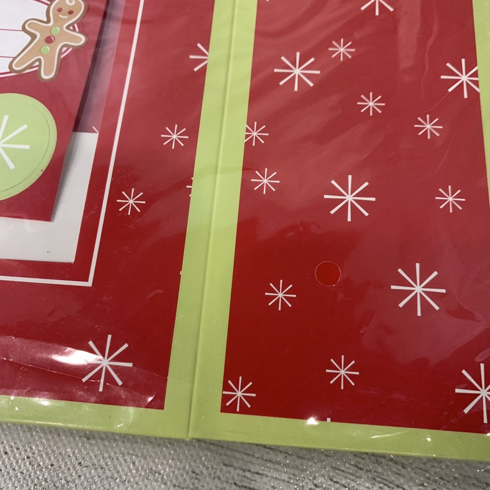 2 Paper Christmas Packaging Box for Candy Cookie Baking Gift Boxes Decor Sticker