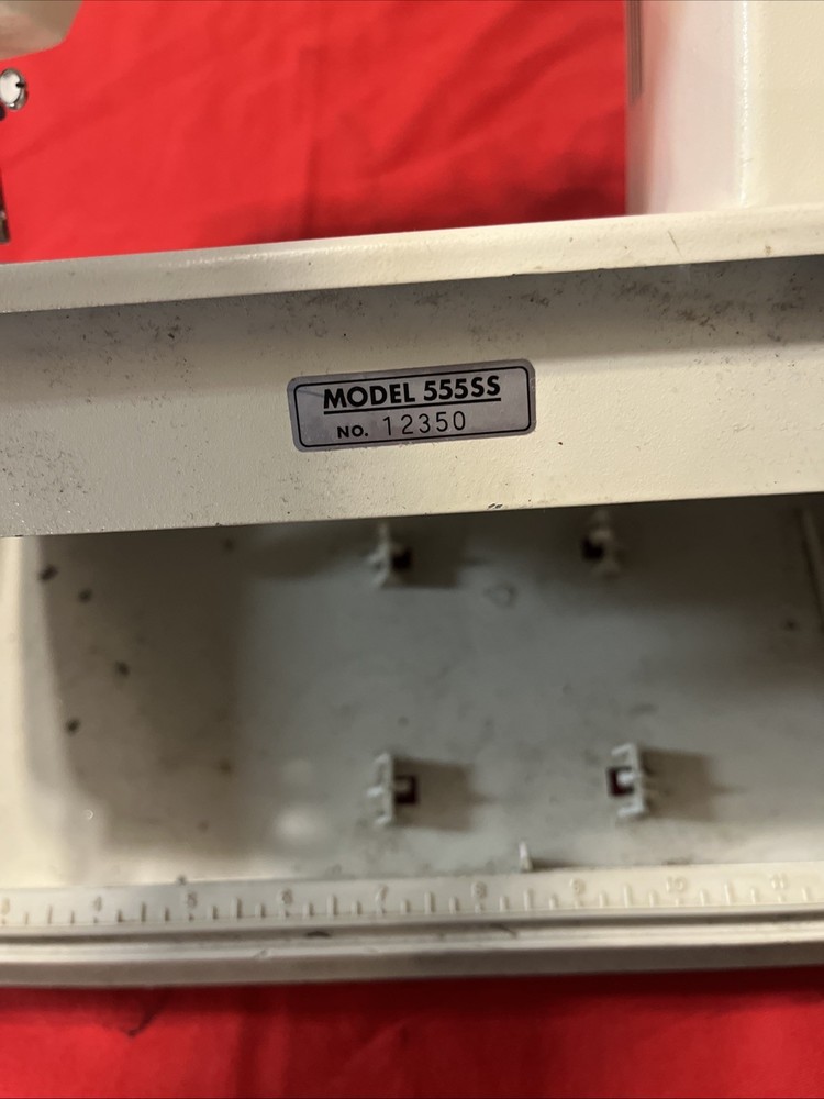 Belvedere Adler Model 555SS Sewing Machine Running Possible Problem See Descript