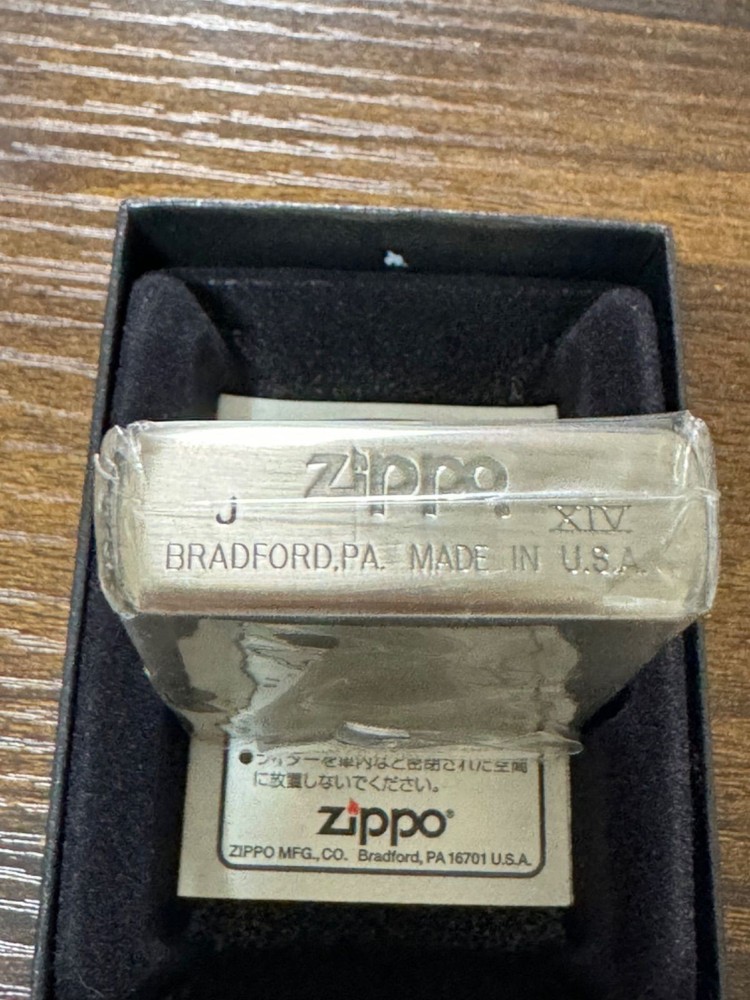 Zippo Black Bass Best Selection Etching Silver Double Sided Processing Lighter