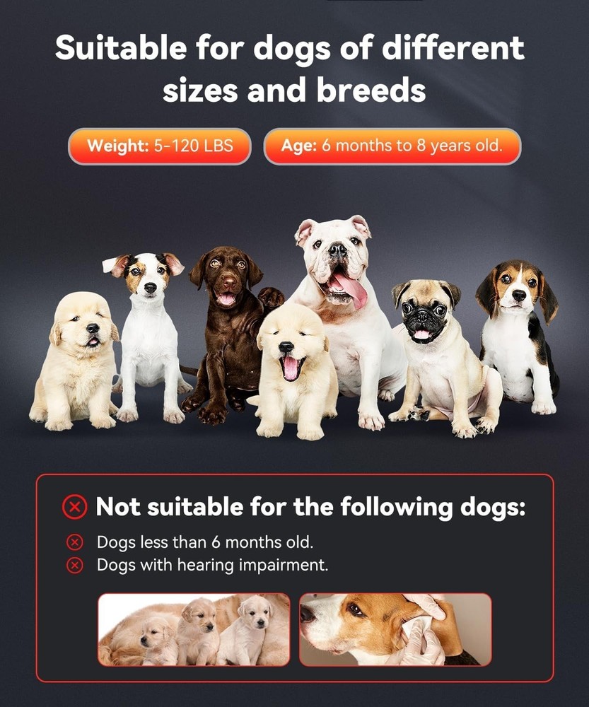 Variable Frequency Ultrasonic Dog Bark Deterrent - Efficient Behavior Corrector