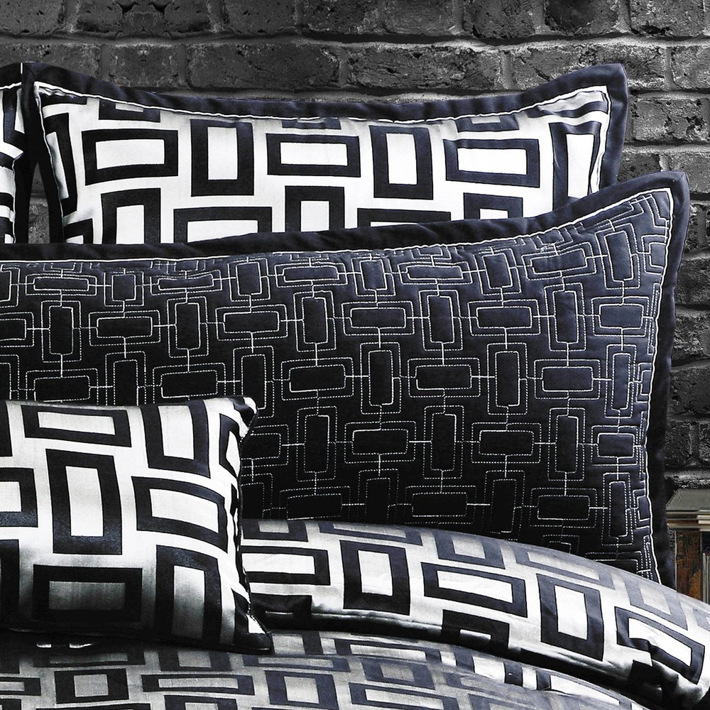 Riverbrook Home Elegant Collection Comforter Set, Queen, Kacy - Graphite/Blac...