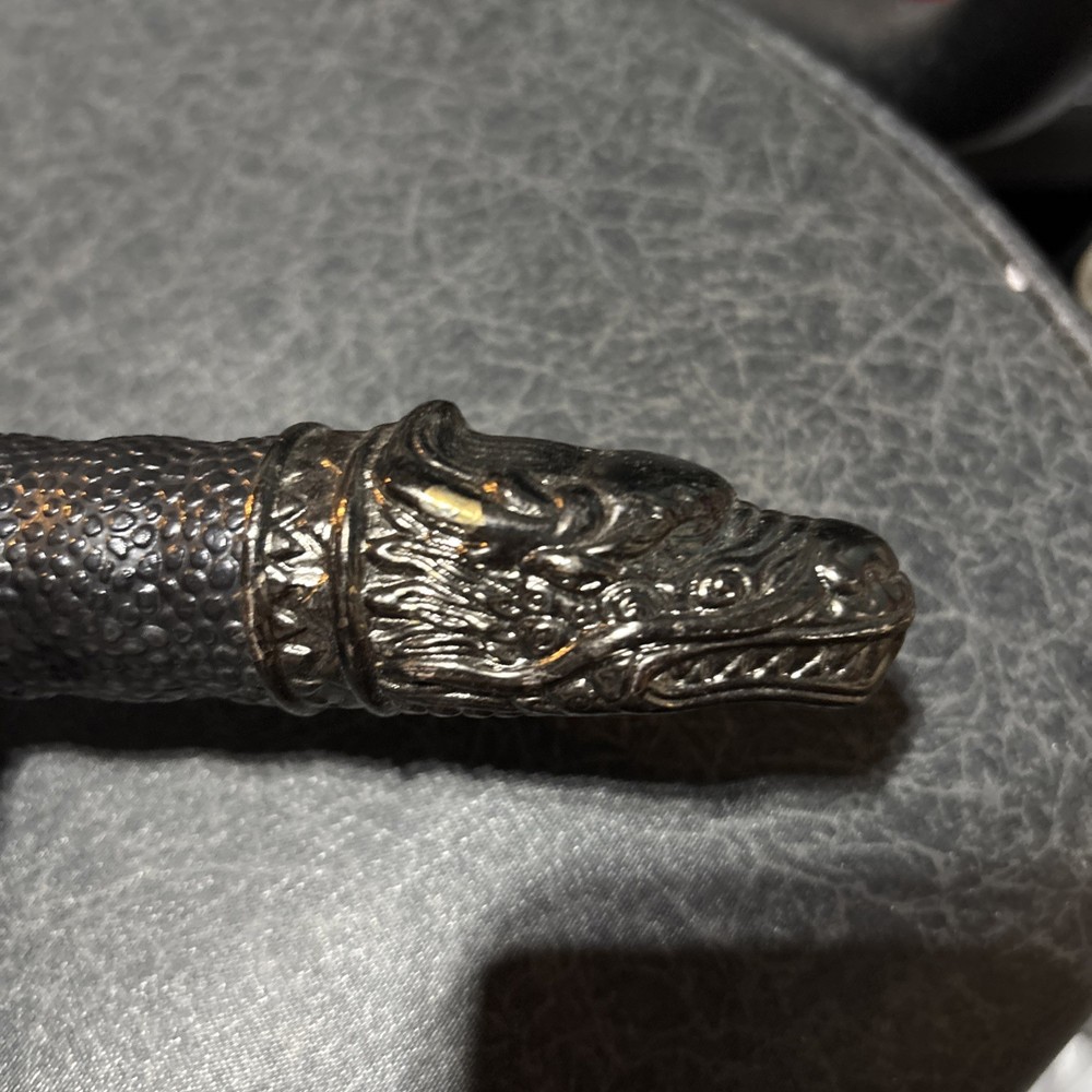 21" Flying Dragon Serrated Rippled Fantasy Dagger