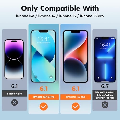 3-Pack Screen Protector for iPhone 16e/13/13 iPhone 16e/14/13/13 Pro-3 Pack