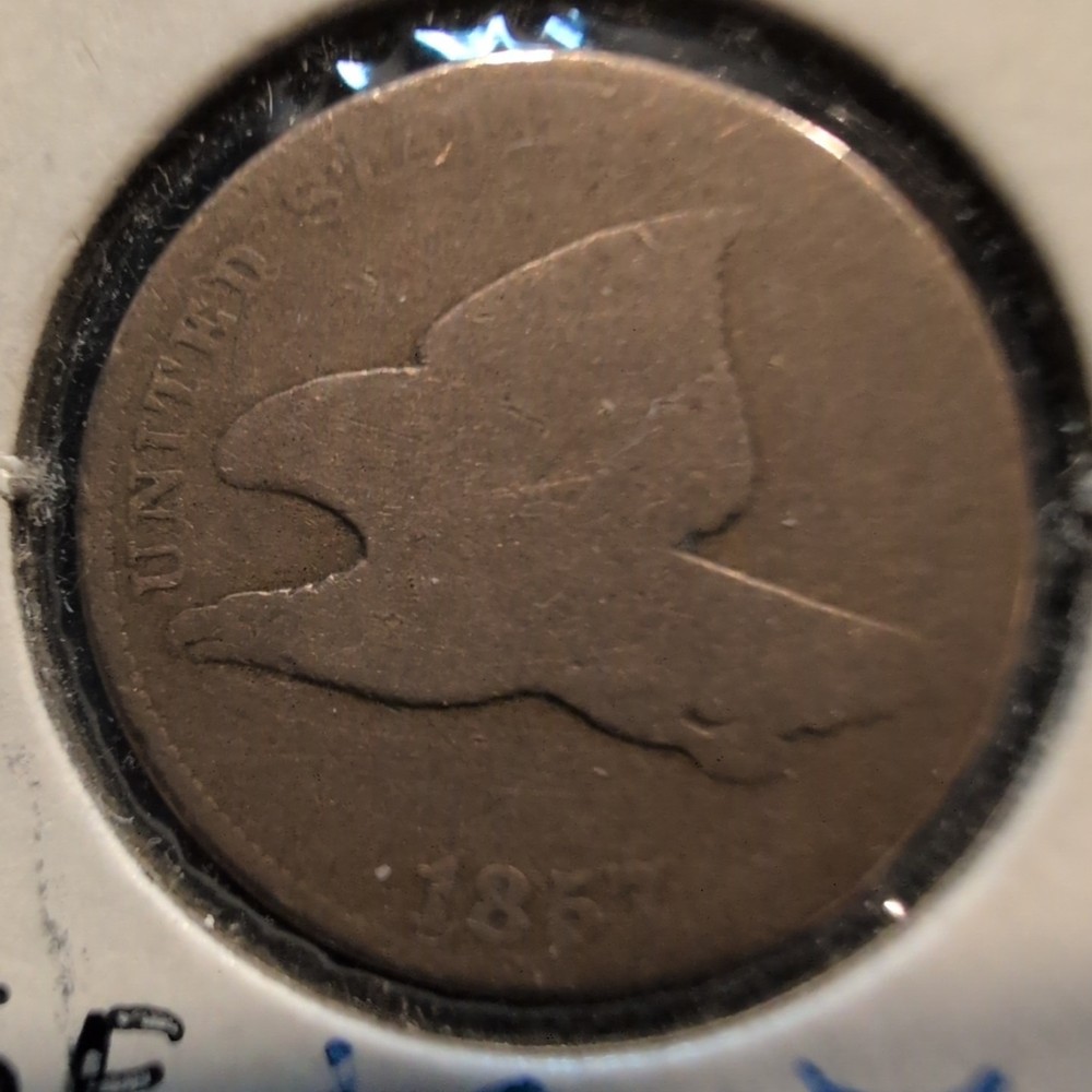 1857 1C Flying Eagle Cent