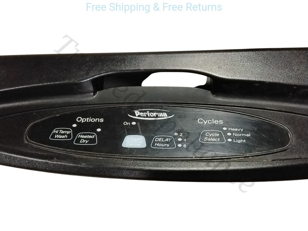 OEM Dishwasher Control Panel 919351 BLACK