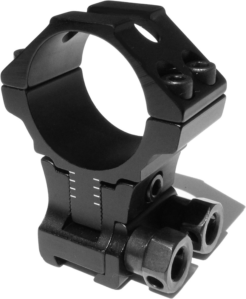 2Pcs 1"/30mm Adjustable Height Scope Ring Mount for 11mm Rail Dovetail Riser