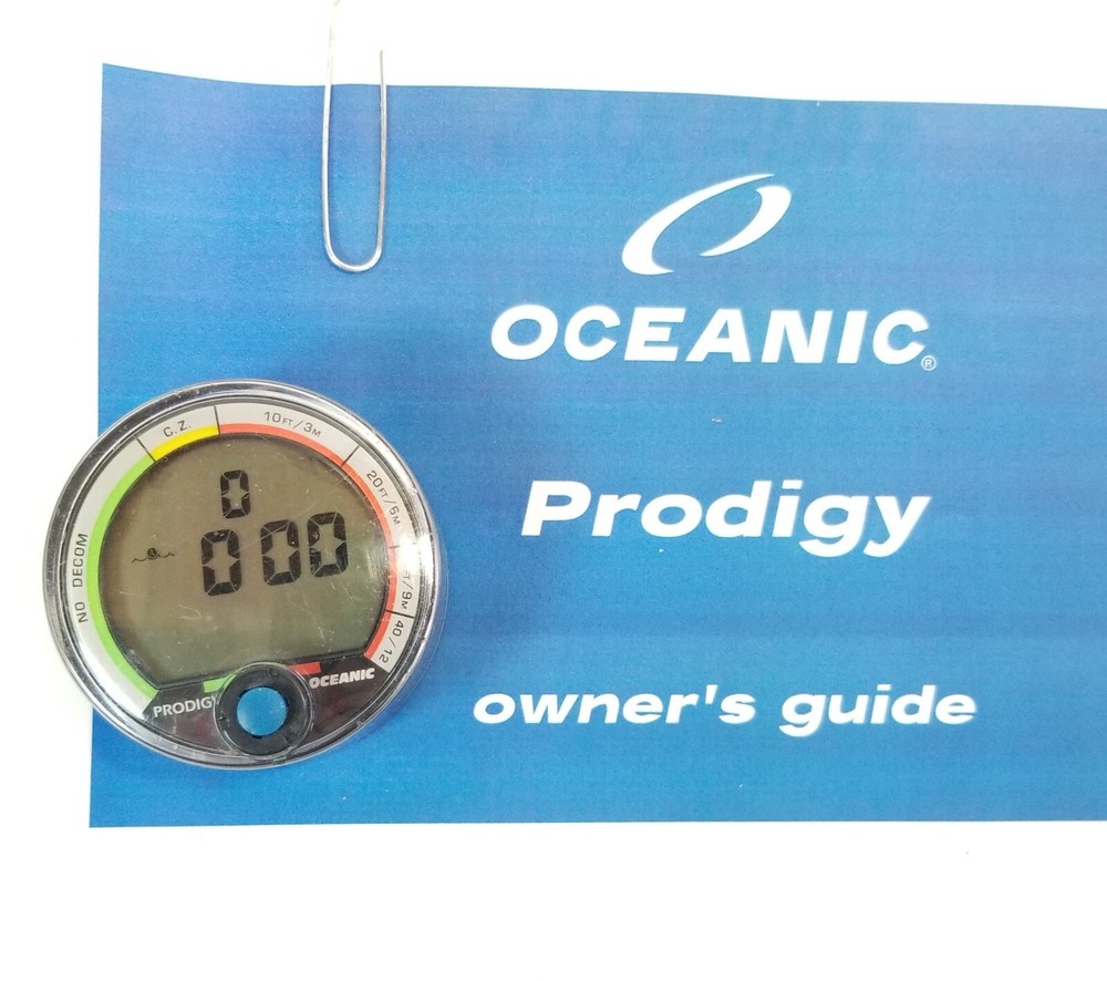 Oceanic Prodigy Scuba Dive Computer Puck Module with Manual #4992