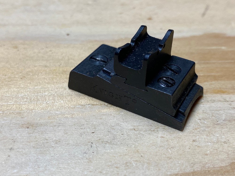 Knight Muzzleloader Rear Sight Fits different models, missing fiber optic