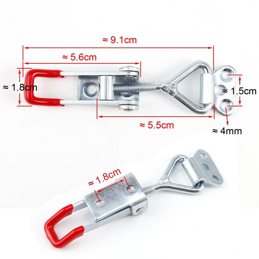 5PCS Self-locking Buckle Toggle Latch Clamp Cabinet Box Latch Adjustable Lock