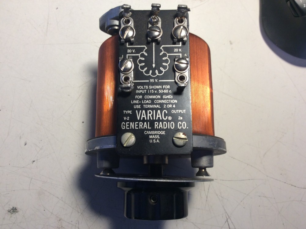 Variac Type V-2 transformer