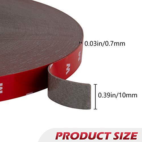 CloudBuyer 108 Ft Double Sided Mounting Tape Heavy Duty, Assorted Sizes