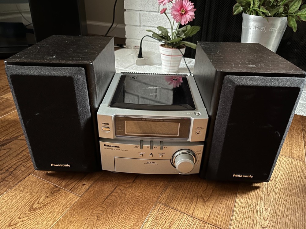 Panasonic SA-PM01 CD/ AM/FM Stereo System W/Remote