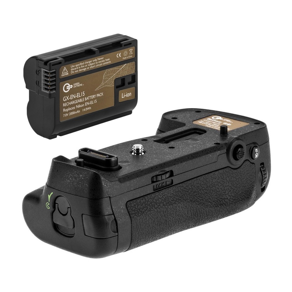 Green Extreme MB-D18 Multi-Power Battery Pack Replacement Battery Grip for Nikon