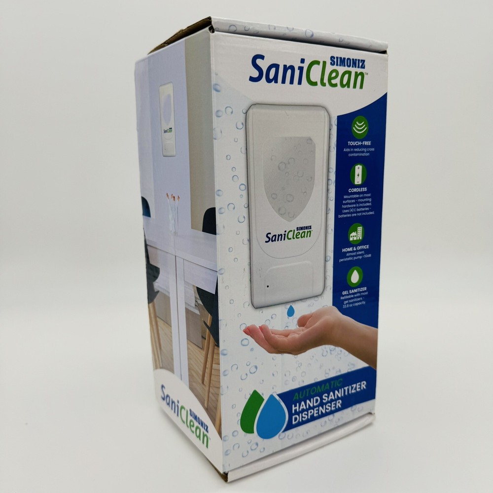 SIMONZ AUTOMATIC NO-TOUCH HAND SANI DISPENSER - WALL MOUNT FAST SHIPPING