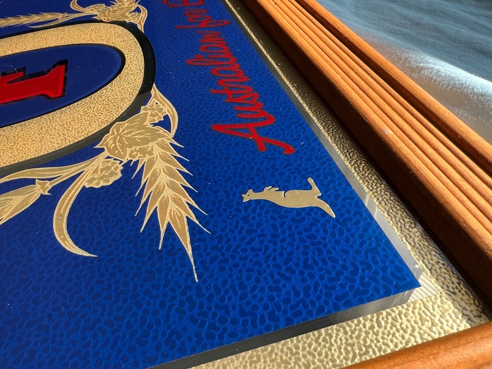 Foster's Deep Blue Australian Beer Mirror
