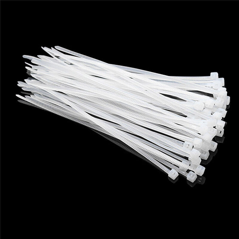 3mm-8mm Self-Locking Plastic Nylon Cable Zip Ties Wrap Wire Cord Zip Tie Strap