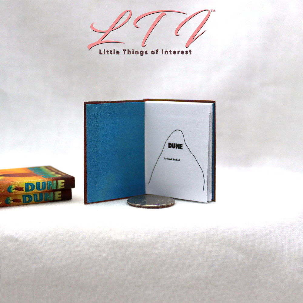 1:6 Scale DUNE Miniature Playscale Readable Illustrated Book