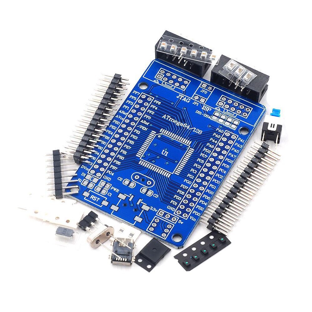 1PCS ATmega128 Development Board Learning Board Core Board Kit