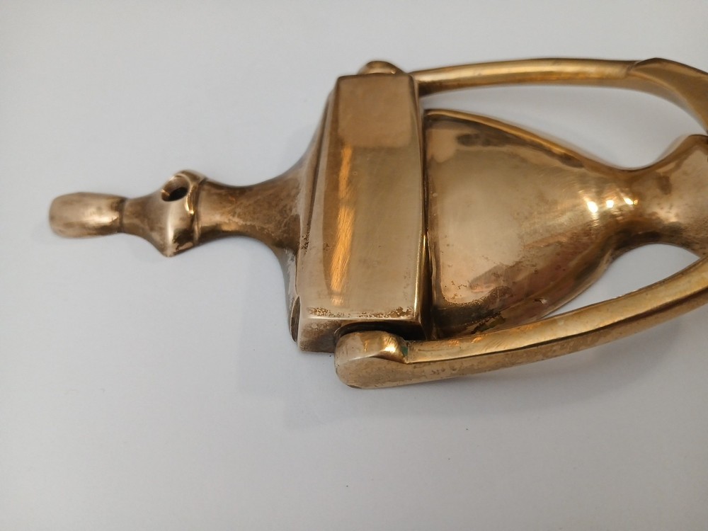 Vintage Solid Heavy Brass 7” Door Knocker Classic Simple Design
