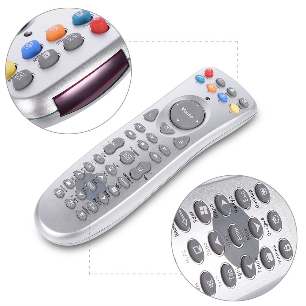 ˇWireless USB Remote Control PC Laptop Media Center Controller Mouse W/ Receiver