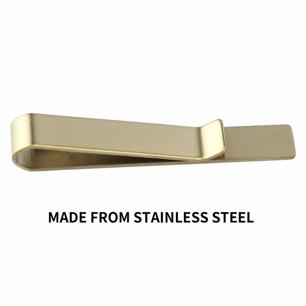 1-3 Set Stainless Steel Slim Skinny Regular Ties Necktie Clasp Mens Tie Clip Bar