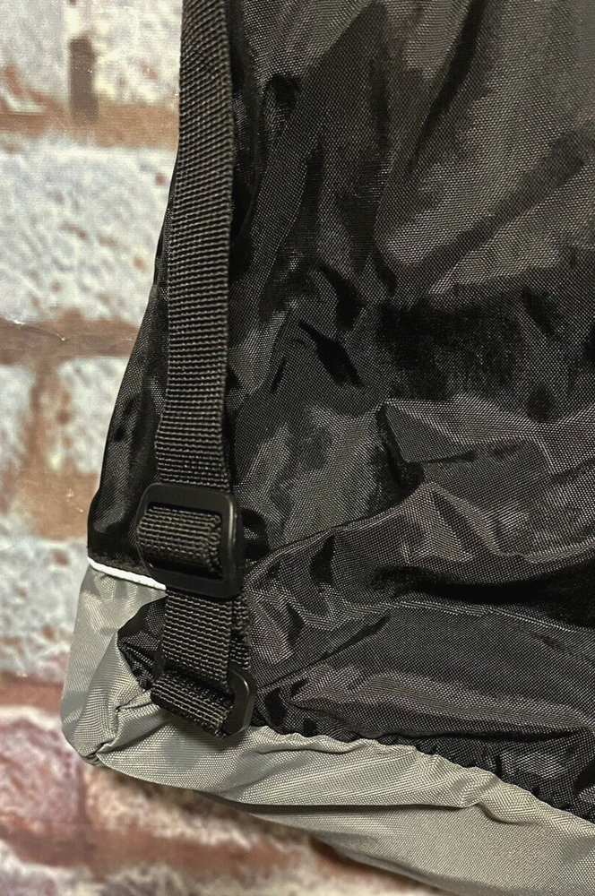 Fourth Element Artic Drawstring Black & Gray Accessories Bag with Buckles