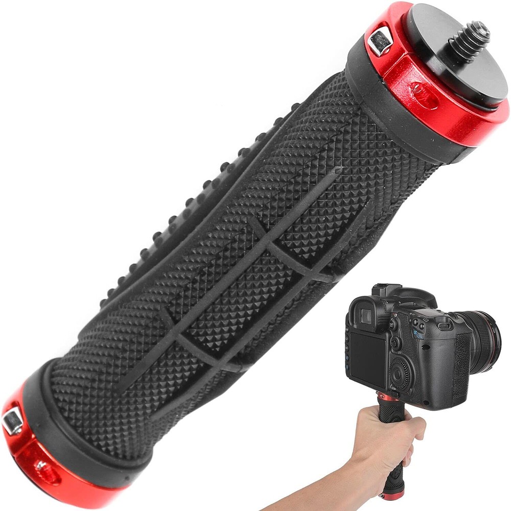 ChromLives Camera Handle Grip Support Mount Universal Handlegrip Black-1Pack