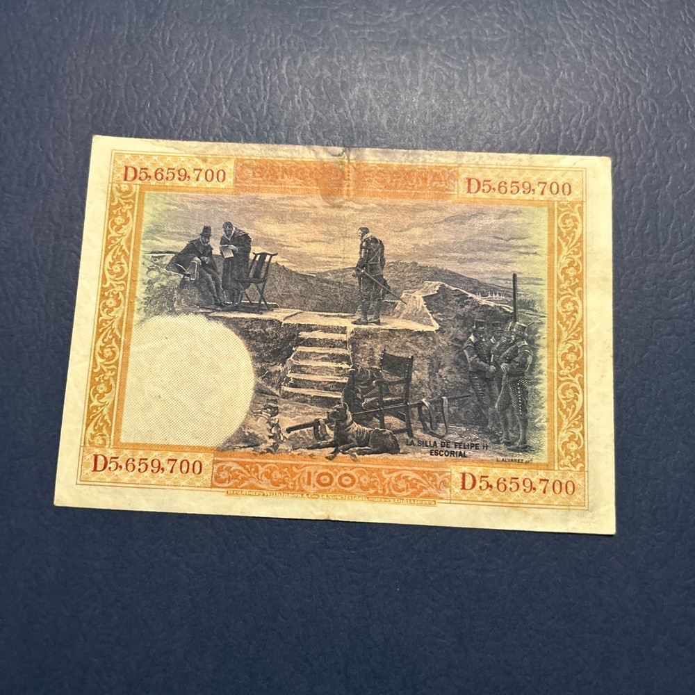 Spain- 100 Pesetas-1925
