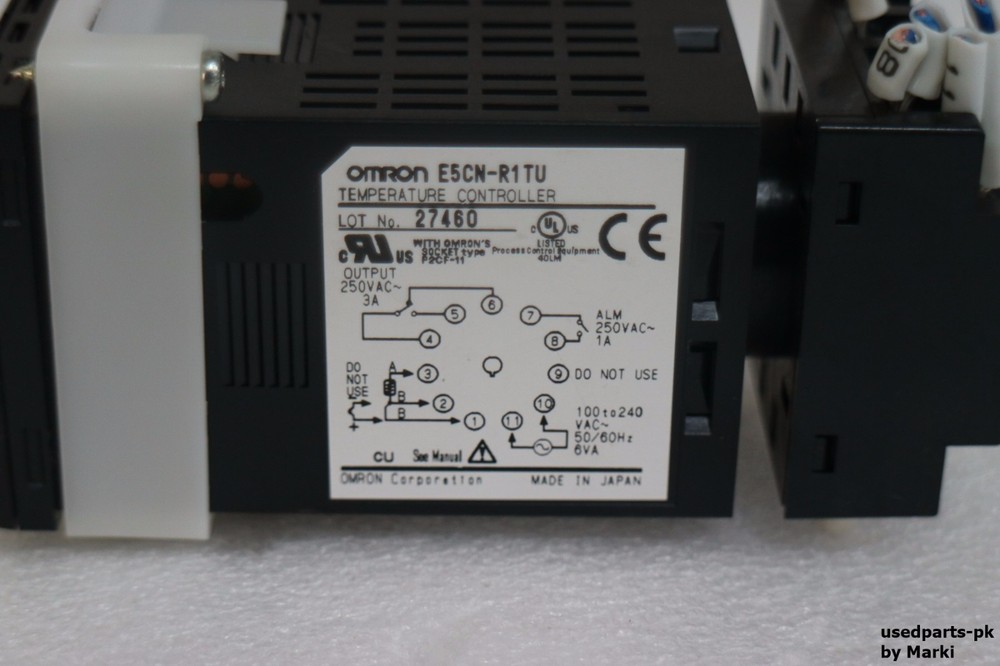 [3UNITS] OMRON E5CN-R1TU & P3GA-11 TEMPERATURE CONTROLLER
