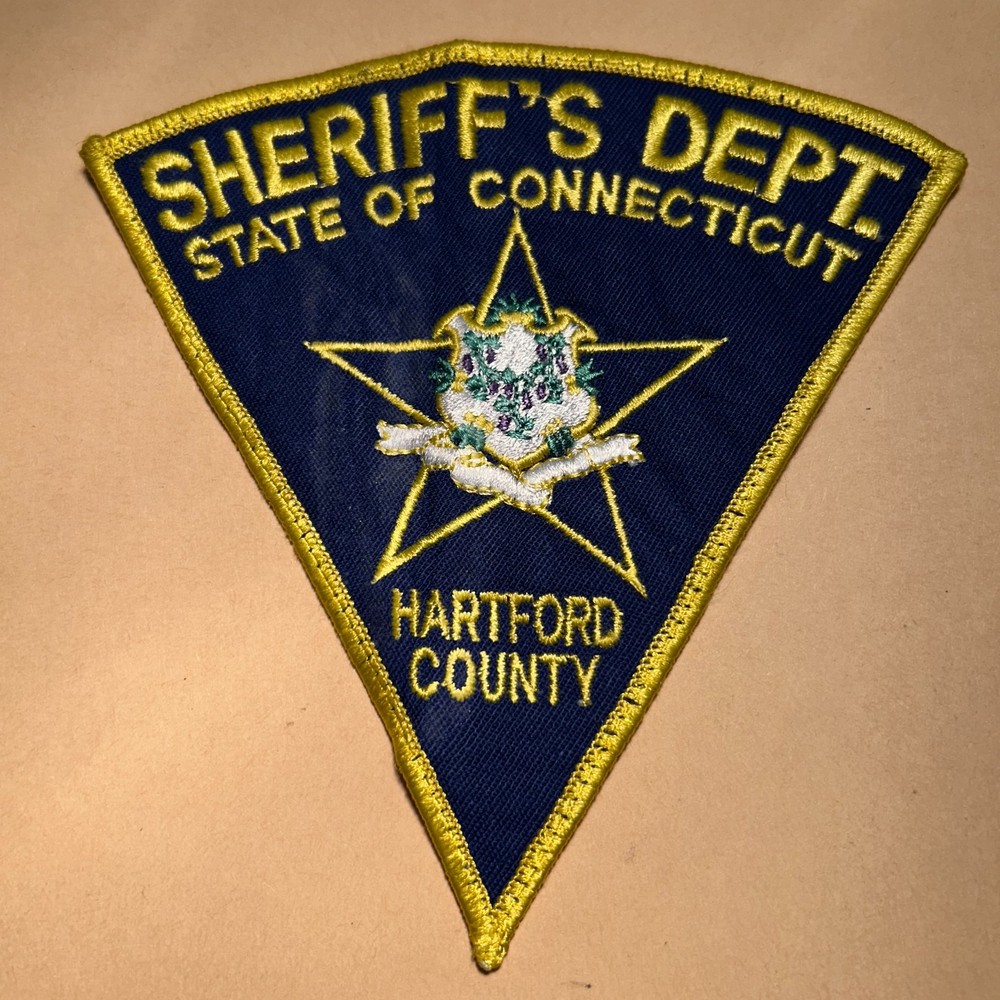 Hartford County Connecticut CT Sheriff's Dept. patch