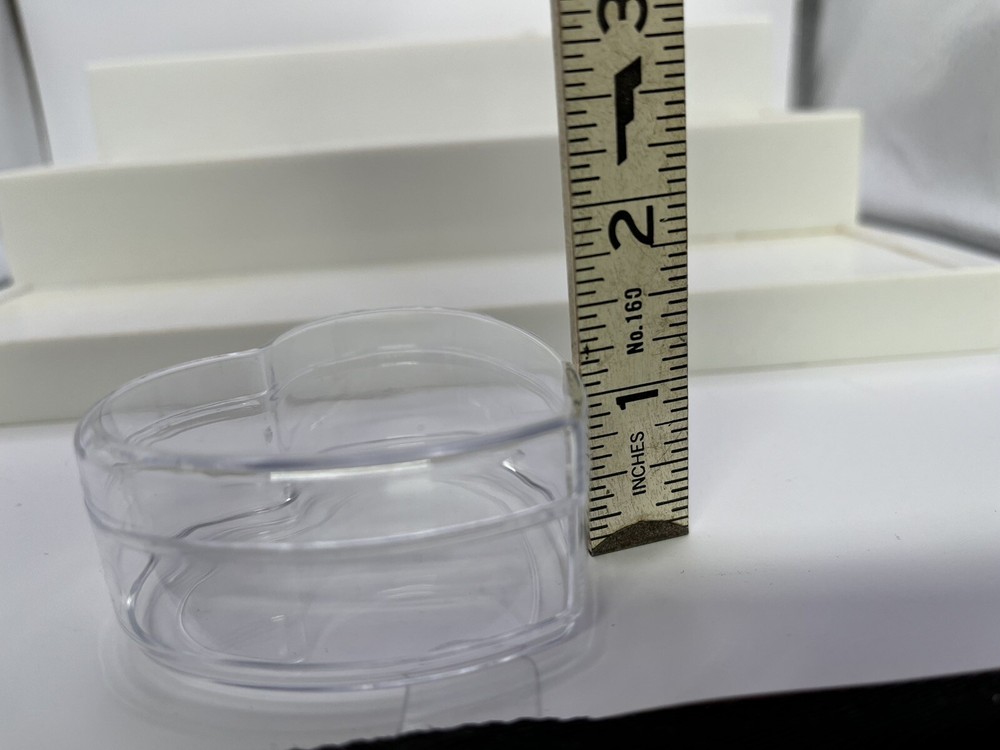 12 New Clear Trinket Boxes 2 1/2” X 2”