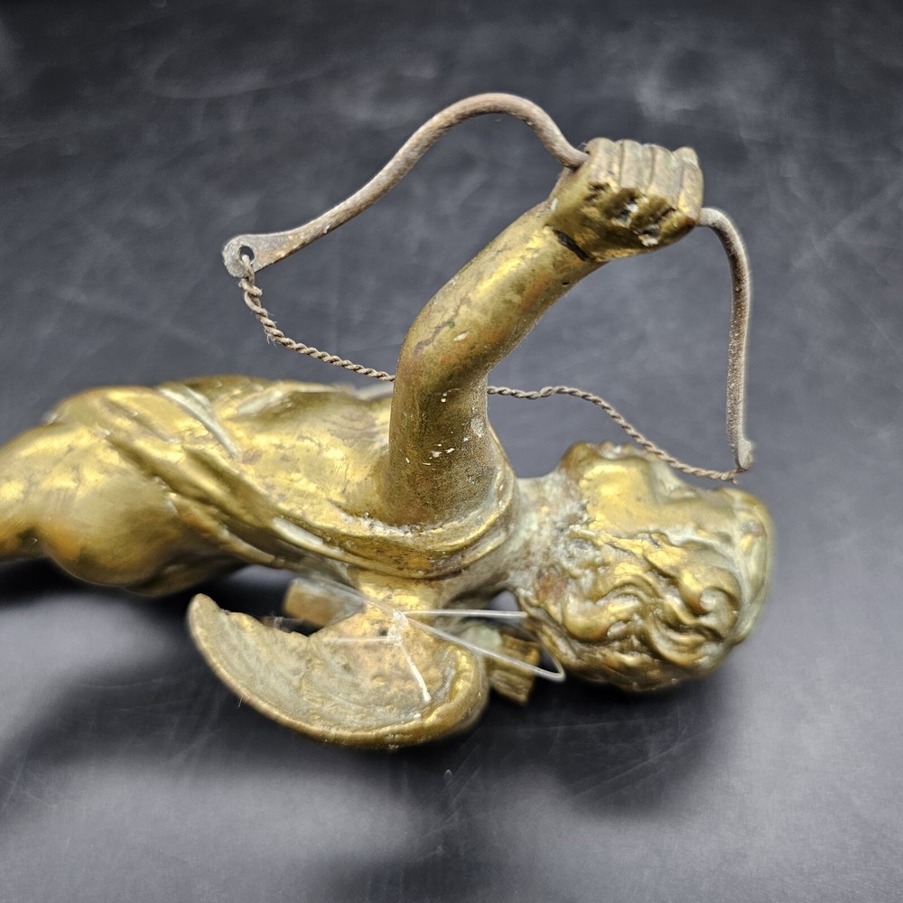 Solid Brass Cupid Architectural Salvage 7"