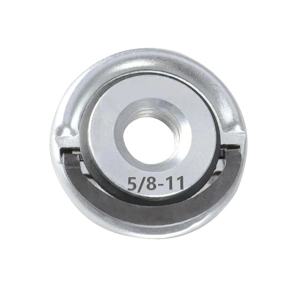 2Pcs Angle Grinder Flange Nuts with 5/8-11 Inch Thread, Quick Change Grinder Fla