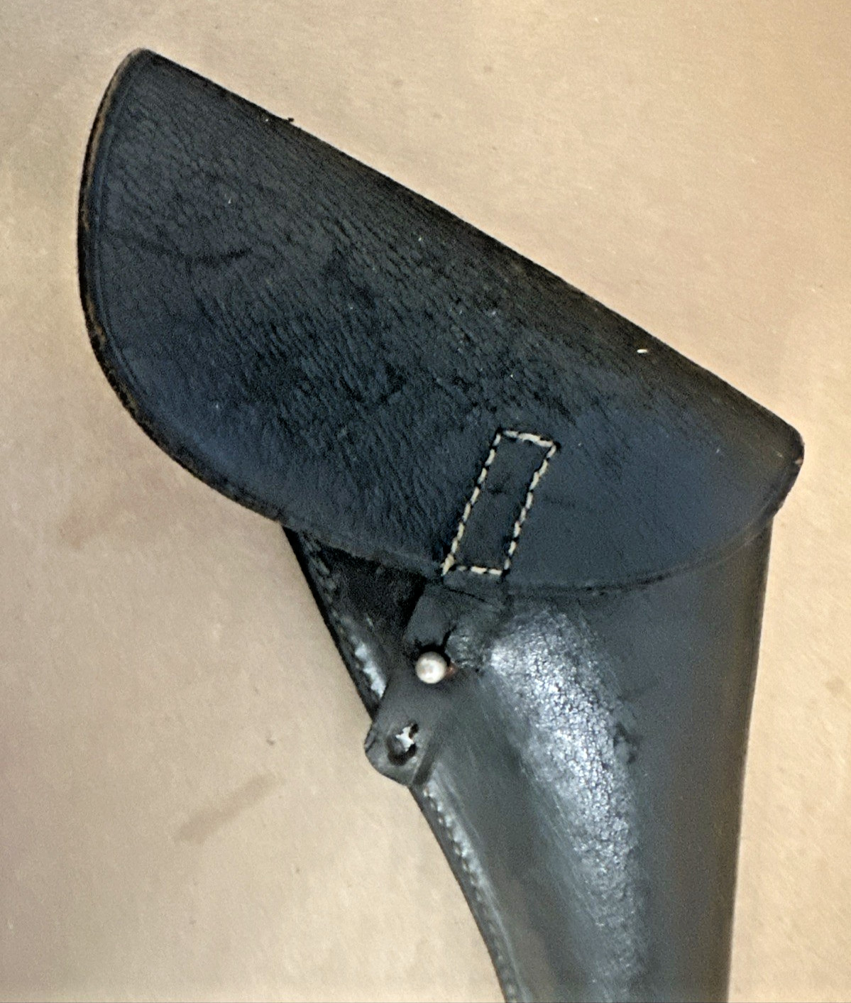 Vintage Replica of US Civil War Revolver Pistol Gun Leather Holster Viking RH