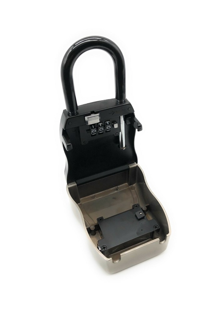Key Storage Lock Box With Separate Combination For Locking Shackle Extra Secure