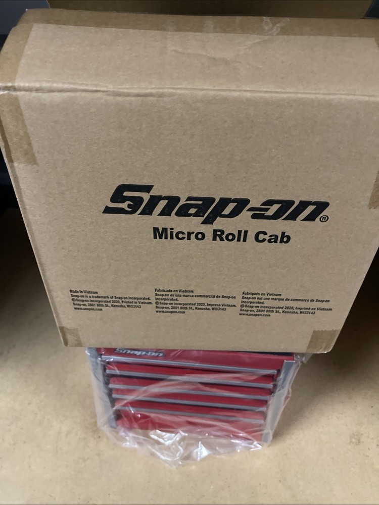 Snap-On Tool Box Micro Roll Cab Red Tool Box New In Box