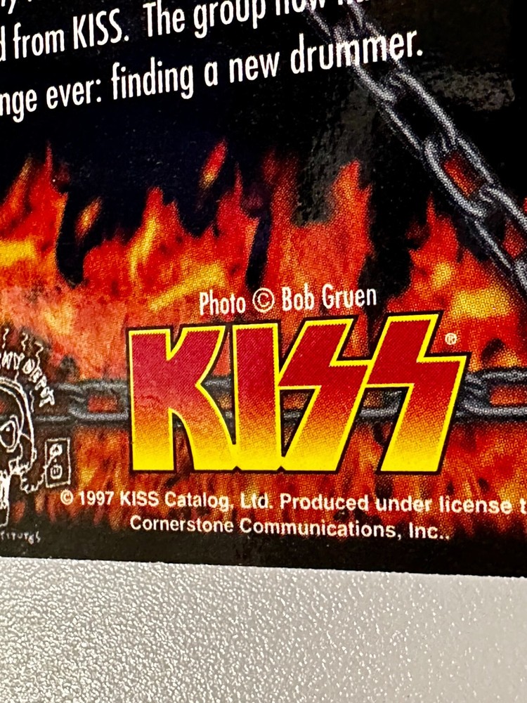 KISS Rock Band Peter Criss Dynasty Tour Performance Photo Trading Card