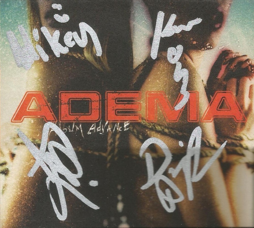 Adema Autographed Self-Titled Promo CD (Signed By 4)