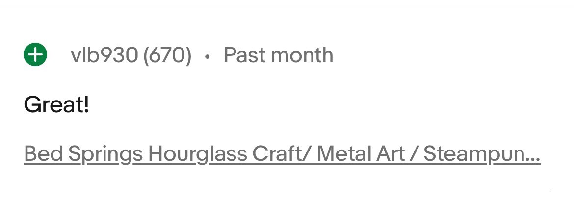 Bed Springs Hourglass Craft/ Metal Art / Steampunk (Used) Qty-6 Free Shipping!