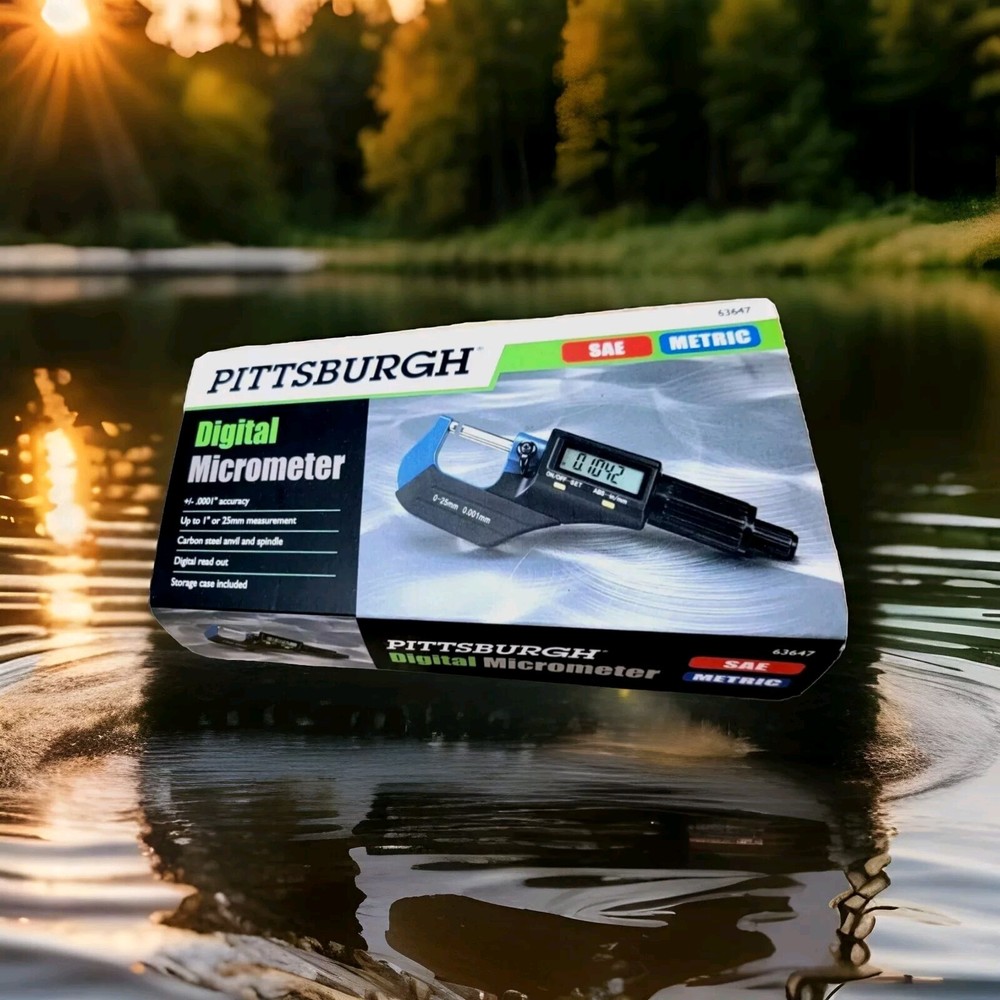 Pittsburgh Digital Micrometer SAE/Metric