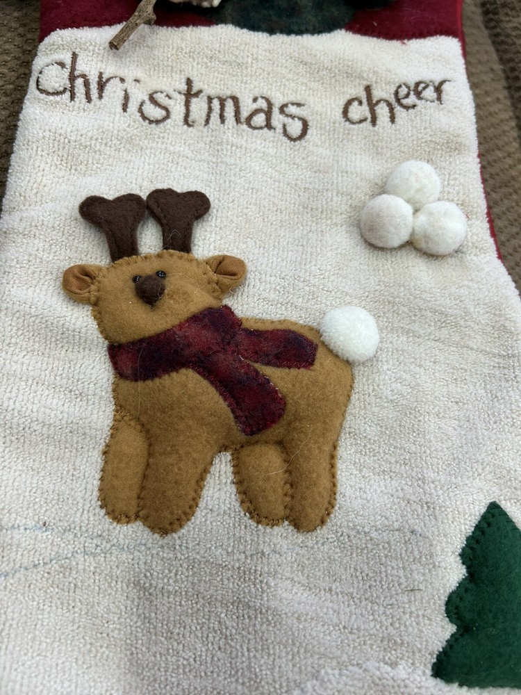 Home Interior “Christmas Cheer" Stocking