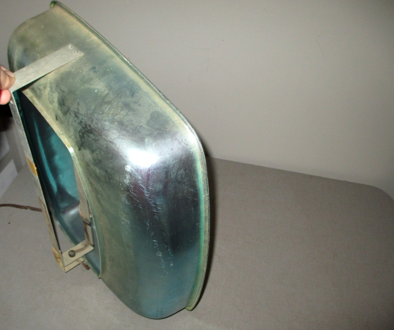 1950'S ANHEUSER-BUSCH BAVARIAN BEER -STORE BAR DISPLAY LIGHTED SPINNING CAN-18"