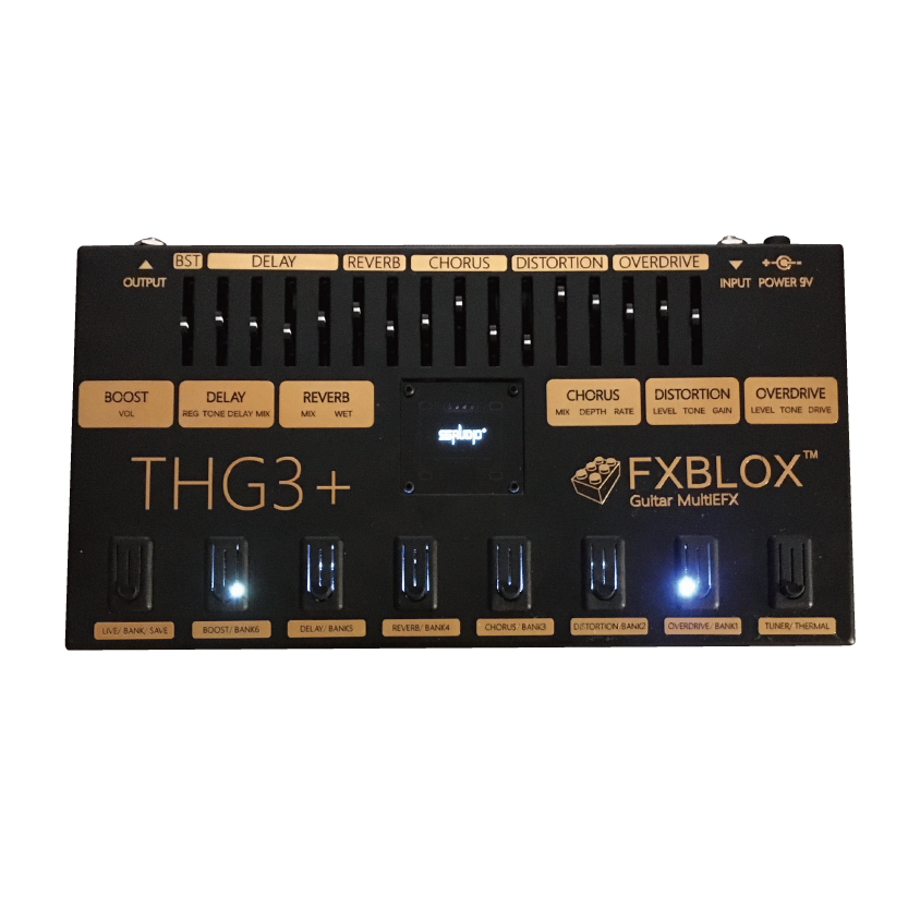 THG3+MultiEFX Guitar Multi Effect Overdrive Distortion Chorus Reverb Delay Boost