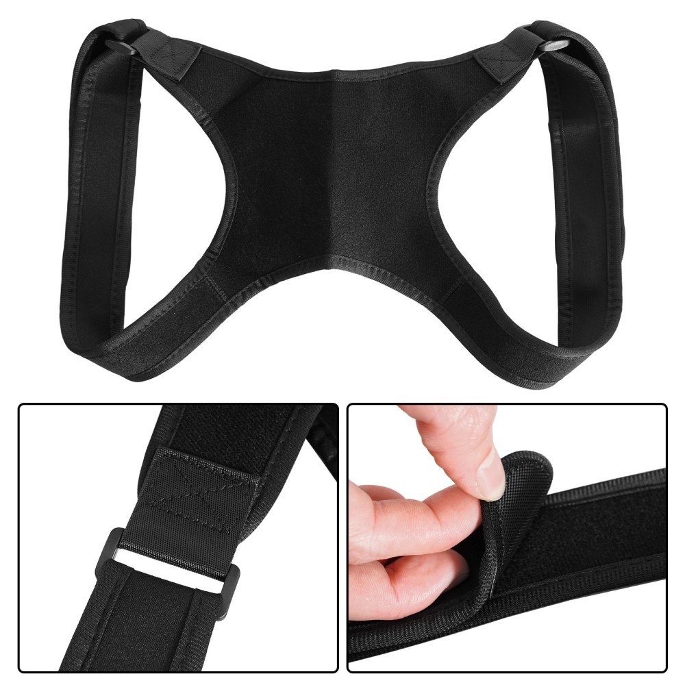 Adjustable Posture Corrector Brace: Gently Pulls Shoulders Back to Relieve Pain