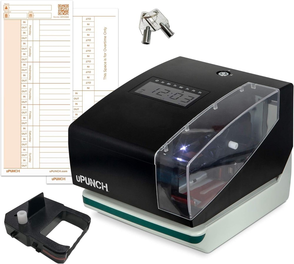 Precise Digital Time Clock & Date Stamping System for Effortless Time Tracking