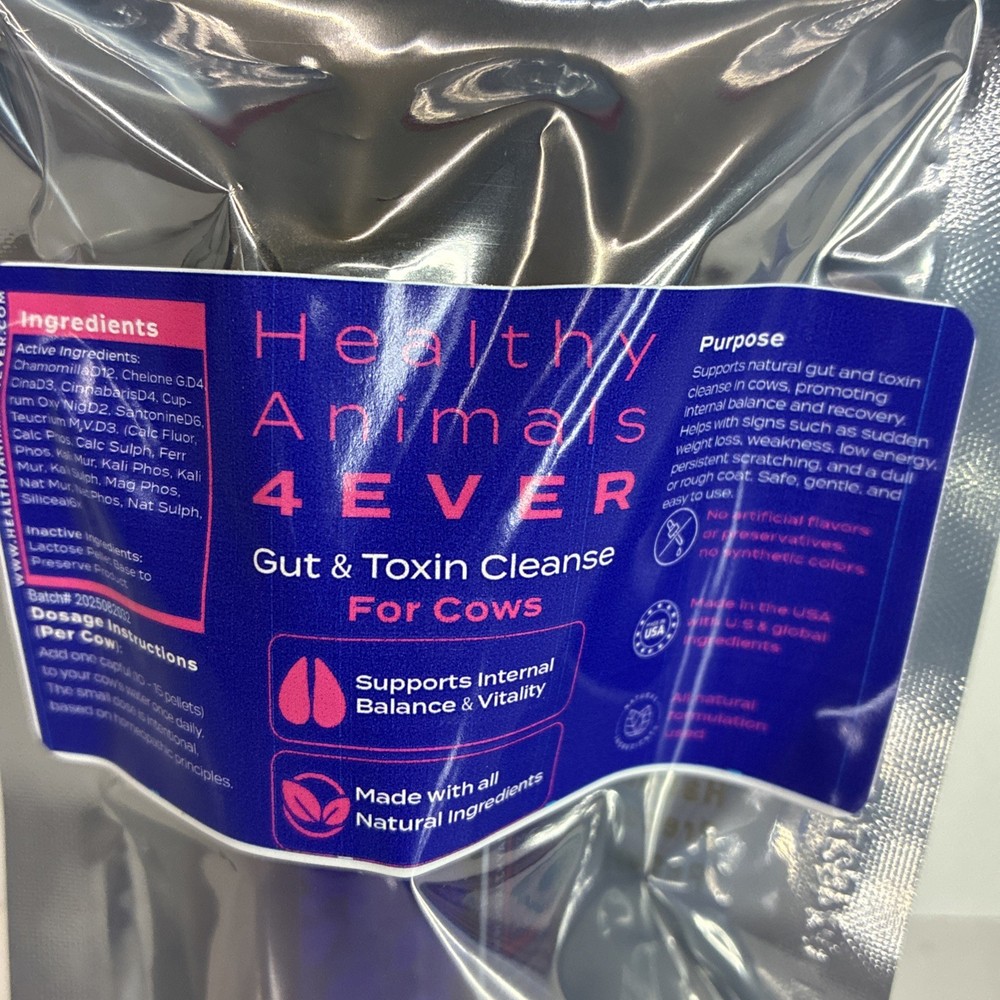 Healthy Animals 4 ever gut & toxin cleanse for cows