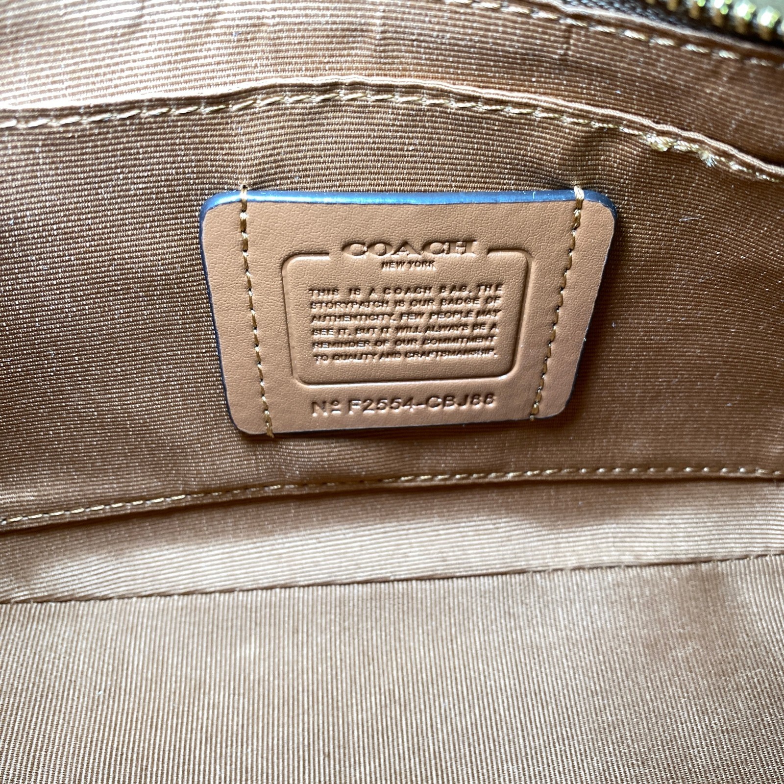 COACH x PEANUTS Teri Shoulder Bag Tan Brown Snoopy Print Signature Canvas CBJ88