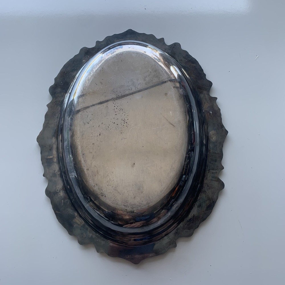 Vintage Towle Silverplate Hollowware Double Vegetable Bowl